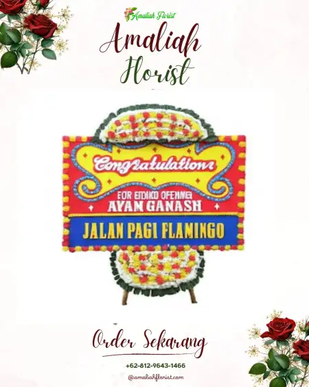 Sewa Papan Bunga Karta Dewa